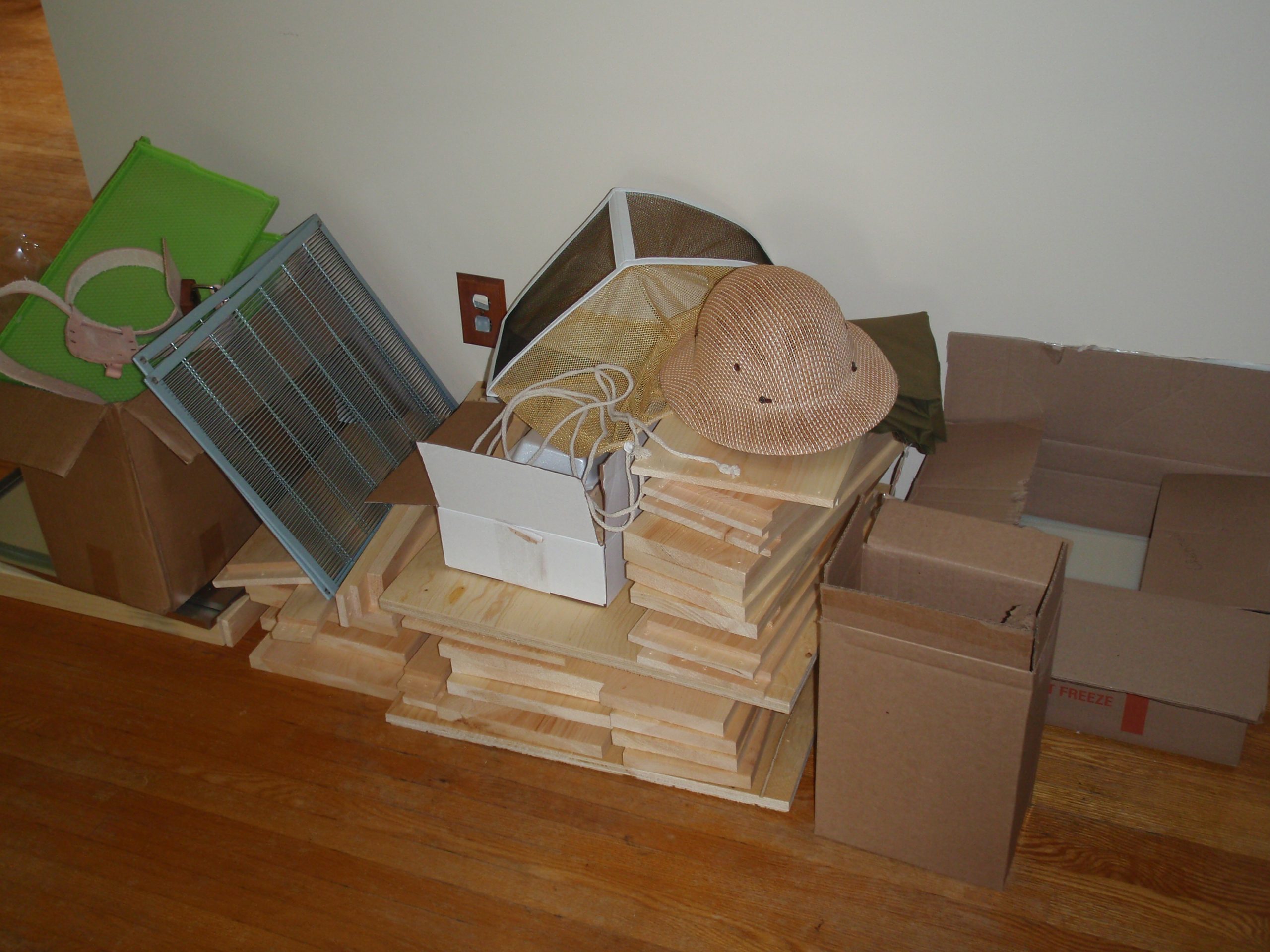 assembling the hive
