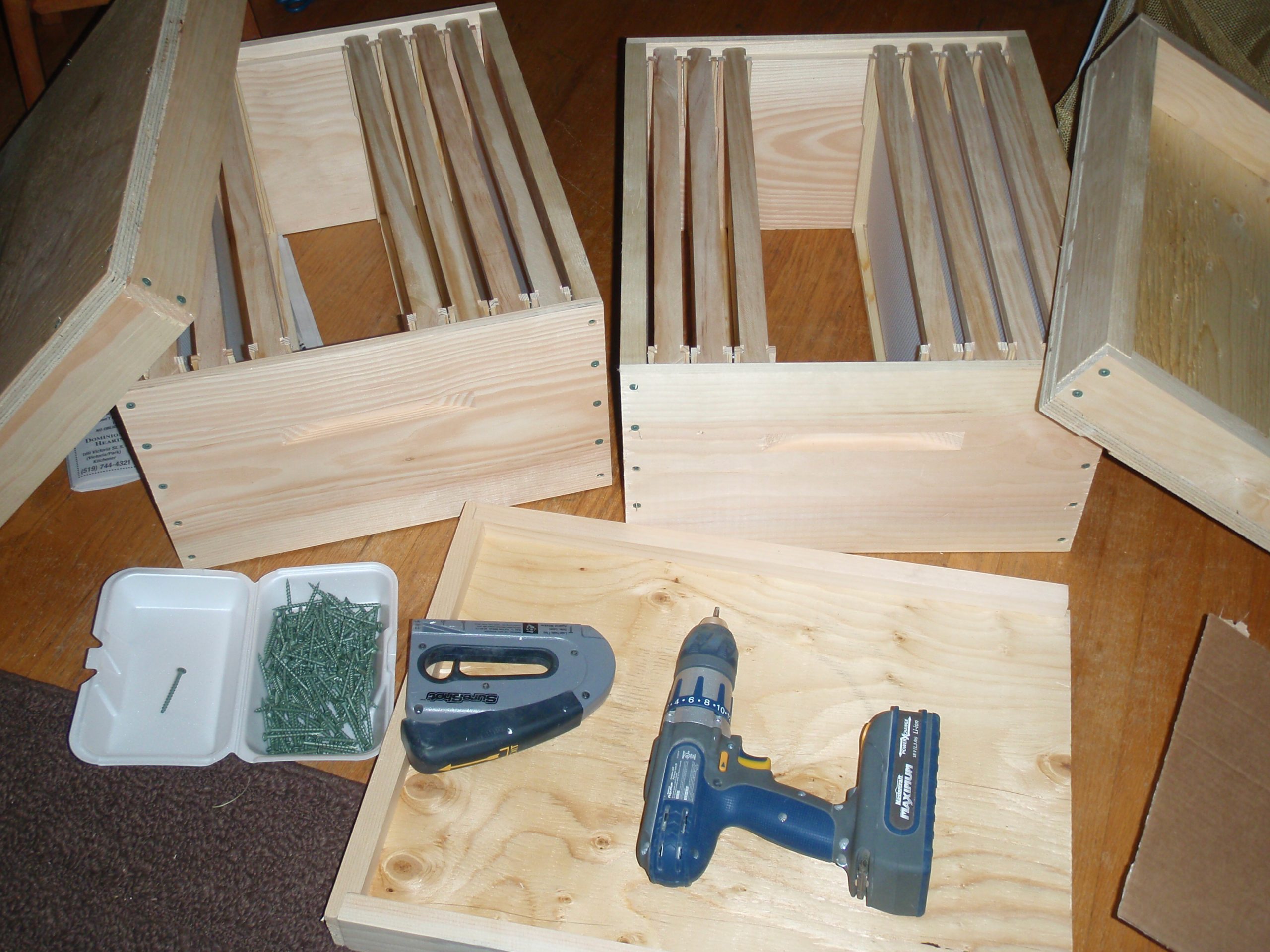 building the beehive